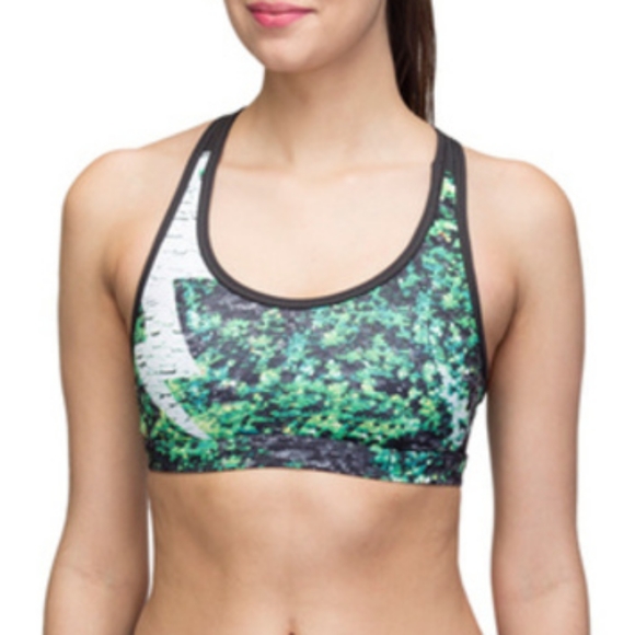 Reebok sequin print mesh dance sports bra - Picture 8 of 9